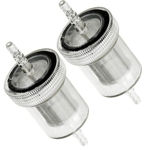 Lot de 2 filtres à huile diesel en ligne de rechange pour chauffage Webasto Eberspacher Parfor King (voiture, camion, bus, caravane, bateau) (1/4)