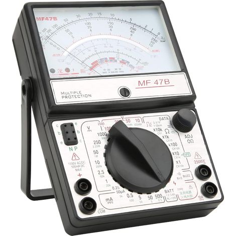 MF47B Professional Digital Multimeter, AC/DC Voltage/Current Tester with Large Display, Anti-interference Design for Laboratories, Factories, and Home Use (1/5)