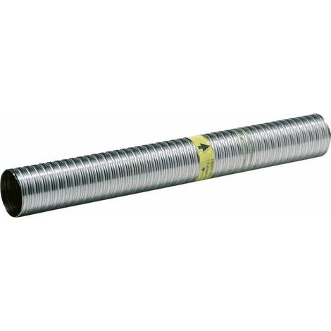 Conduit de fumée inox 316 lisse 80mm – Gaine TenLiss double feuillard – Pour espaces confinés – Résistance à la corrosion