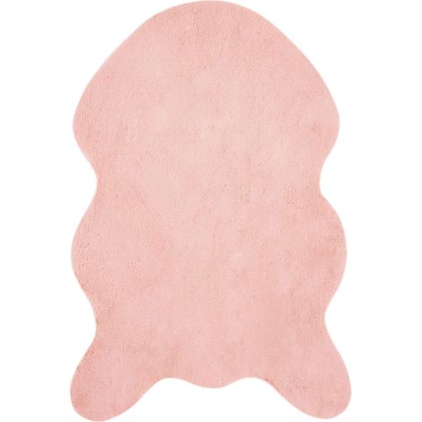 Maison Exclusive - Tappeto antiscivolo in sintetica di coniglio OLITE Rosa