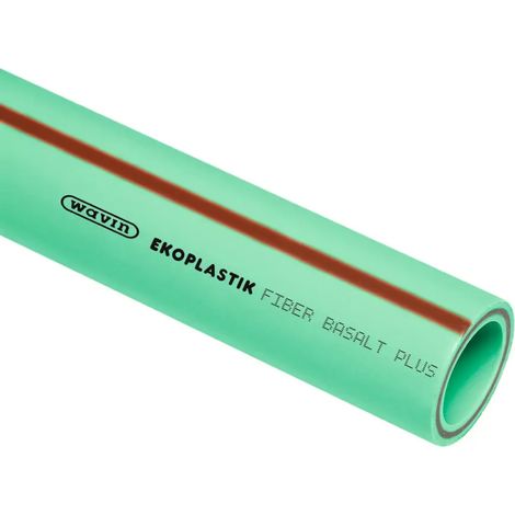 TUBO RIGIDO A TRE STRATI IN PP-RCT A FIBRE DI BASALTO SERIE TIGRIS GREEN BASALT PLUS - Ø110X12,3 ASTA DA 4 MT - 4 pezzi - WAV