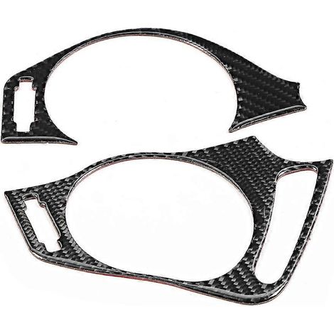 Caches en fibre de carbone pour les aérations gauche et droite, compatibles avec Lexus IS250 300 350C 2006-2012