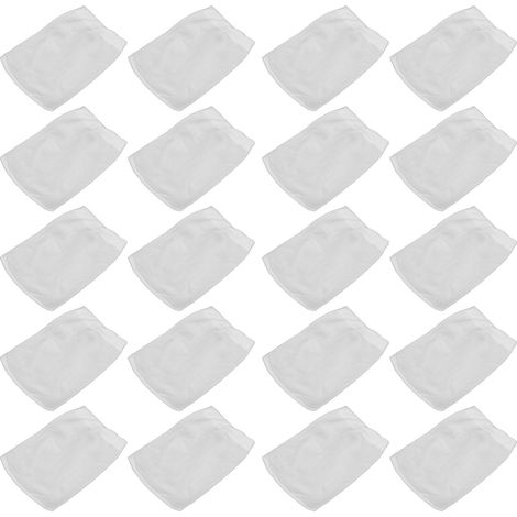 Lot de 20 chaussettes de skimmer de piscine jetables et extensibles pour l'été, idéales pour protéger le filtre de votre piscine ou spa. (1/5)