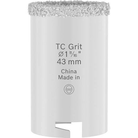 Bosch Brick and Soft Tile Lochsäge mit Aufsteckhalter, 43 x 60 mm