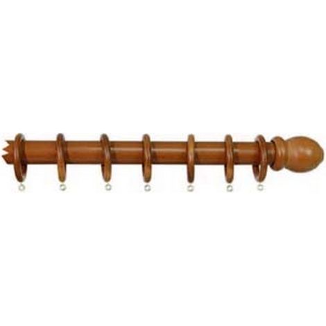 1PZ BASTONE IN LEGNO SENZA SUPPORTI Ø MM.35 OLMO - cm.300
