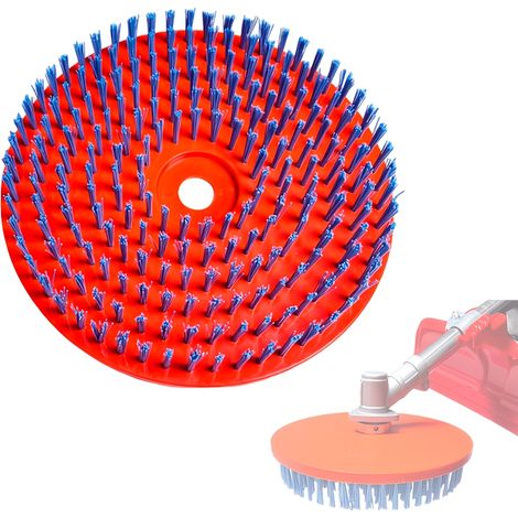 Tête de brosse ronde de 10 pouces – Tête de brosse de rechange pour tondeuse – Accessoire d'entretien du jardin et de la pelouse (1/5)