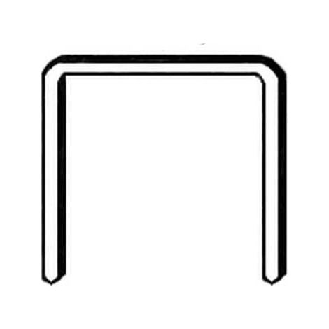 4 000 Agrafes Galvanisées Vx-10 - 11.30x10x0.55x0.7 mm - D-Work (1/5)