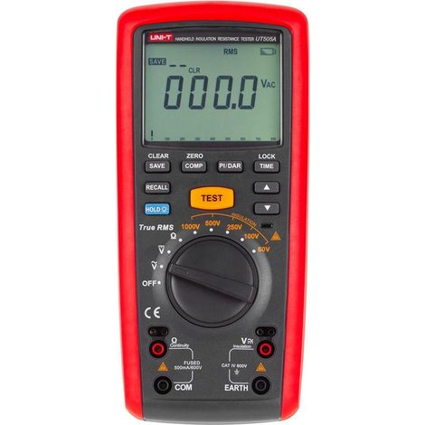 Misuratore di resistenza di isolamento Uni-t UT505A (1/2)