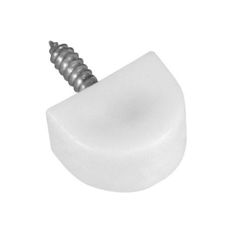 SOPORTE 165 Ø14X22MM. PLASTICO BLANCO (BL-8) 20308