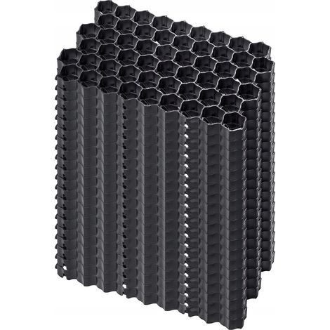 KADAX Rejilla de estacionamiento para césped y jardín 60x40x4cm 20 piezas