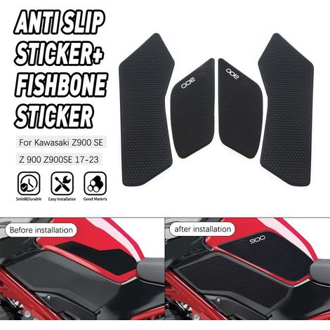Suitable for Kawasaki Z900 SE, Z 900, Z900SE 17-23 anti-slip sticker, protective sticker, anti-scratch sticker. (1/5)