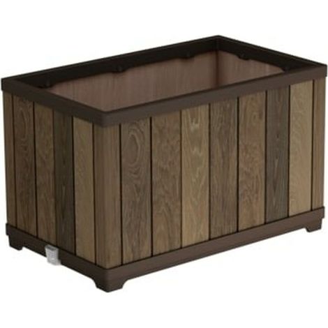 Vaso Keter 261034 in Plastica Marrone Rotondo per Interni ed Esterni (1/4)