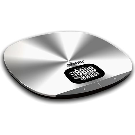 Bilancia digitale da cucina in acciaio capacità 5 kg (1/2)