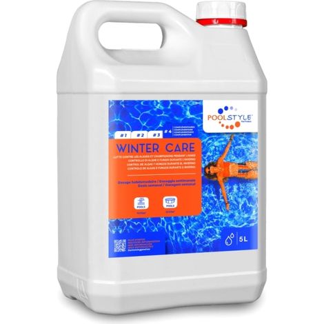 Poolstyle Svernante Liquido LT 5 - Trattamento Invernale - Antigelo - Antimuffa - Antialghe - Anticalcare - Prodotto Chimico per Piscina - Alta Qualità (1/2)