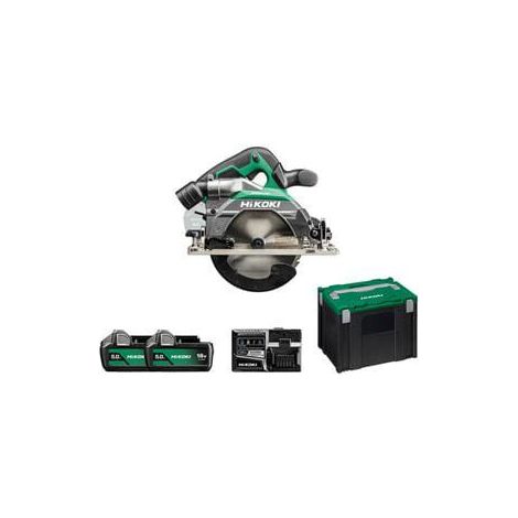 Sega circolare a batteria 5,0Ah HIKOKI C1806DBWPZ