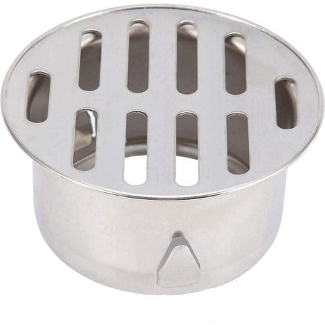 Drain de Plancher, Drain de Plancher Anti-Blocage de Balcon d'acier Inoxydable pour l'usage extérieur de Cour(75 Bouche Plate) (1/5)