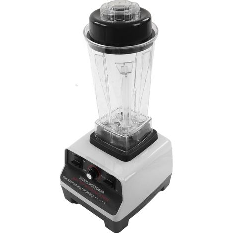 Blender professionnel 3000 W, 2 L, à poser sur un plan de travail, avec presse-agrumes électrique intégré, prise européenne 220 V, blanc. (1/5)