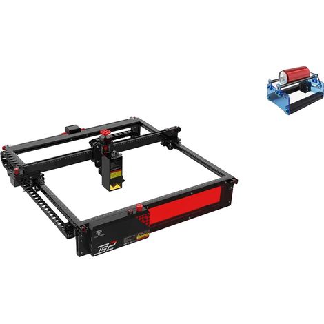 Máquina de grabado, láser de 20 W, amplia compatibilidad de materiales, tamaño de grabado 410410 mm, TS2-20W Juego de 3, enchufe EU-b (1/2)