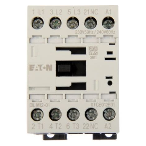 Contactor de potencia 12A 3P 230V CA 0Z 1R DILM12-01 (230V50HZ, 240V60HZ) 276865