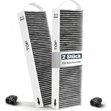 2 Filtres à Charbon Actif pour Pure PUAKF, Filtre Hotte pour X Pure/S Pure/PURU ou PUXU Table de Cuisson à Circulation d'air Filtre Hotte Aspirante (1/5)