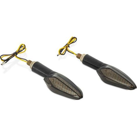 Clignotants moto LED séquentiels Lumitecs BL6 2 pièces teinté (1/4)