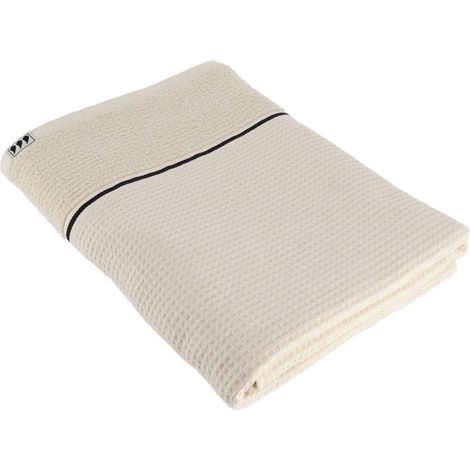 Telo da bagno 70x130 cm 100% cotone a nido d ape - beige - Tendance