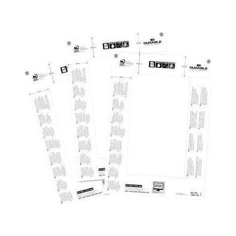 DURABLE, Cartes de rechange pour badge de table, pour h x l (1/5)
