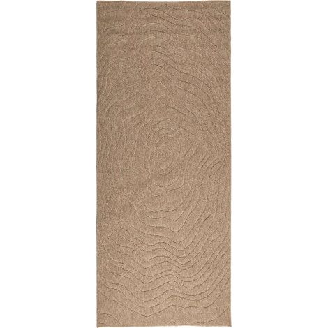 vidaXL Area Rugs Moire Rectangular AGIRA Natural 150 x 80 cm Polyester