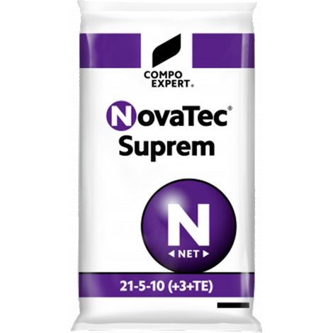 Concime Universale "Novatec Suprem" per siepi e alberi da giardino a lenta cessione kg 25