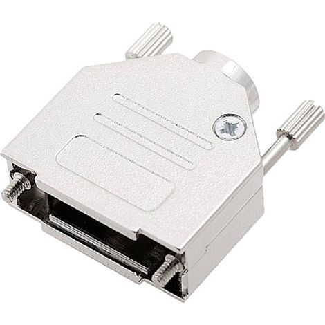 encitech DTZK50-K 6560-0105-05 Guscio SUB-D Numero Poli (num): 50 Metallo pieno 180 ° Argento 1 pz. (1/3)