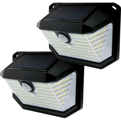 Aplique Led Solar 4w Con Detector Movimiento - Pack 2pcs (1/5)