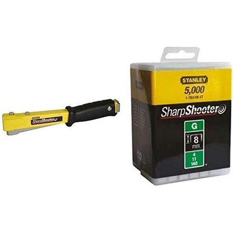 Agrafeuse marteau 6-PHT150 Lot de 5000 agrafes robustes de type G 8 mm (1/2)