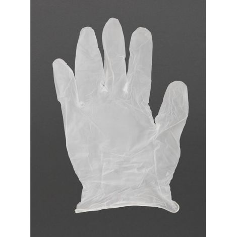 Gants en vinyle non poudrés S (lot de 100) - Hygiplas (1/5)