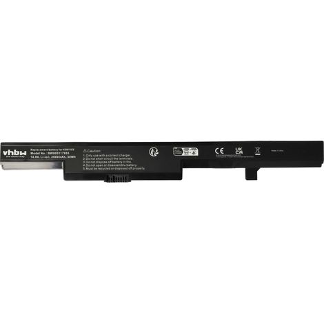vhbw Akku kompatibel mit Lenovo IdeaPad B50-45, B50-70, B50-30, B50-30 Touch, B40-70, B50, B40-30, B40-45, B40 Notebook (2600 mAh, 14,8 V, Li-Ion) (1/5)