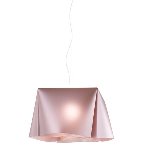 Sospensione Moderna Wanda Polilux ® Pink Metal E Metallo Cromo 1 Luce E27 (1/2)