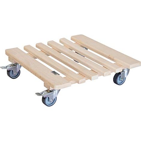 Wagner  Carrello portavasi in legno PIANO  portata 200 kg  (1/4)