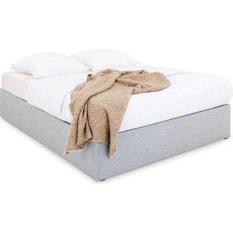Sommier tapissier 120x190 MAYA Gris 120x190 cm