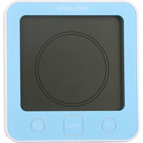 Mini thermomètre numérique étanche, affichage de la température pour une utilisation extérieure, jardin, bleu (1/4)