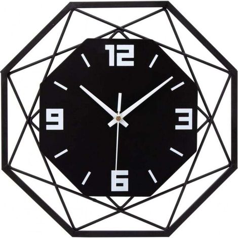 Silent Metal Wall Clock Vintage Large Model for Living Room Bedroom Kitchen Office (1/4)