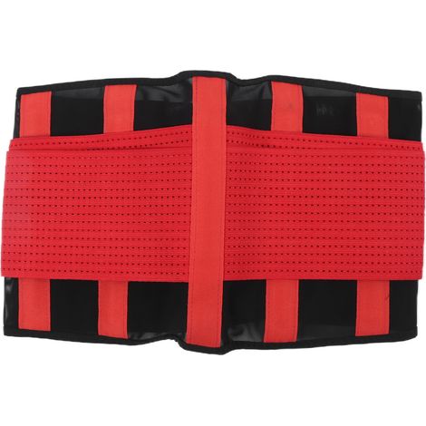 Ceinture lombaire médicale ajustable - Taille M Rouge - Soulagement du mal de dos et soutien lombaire