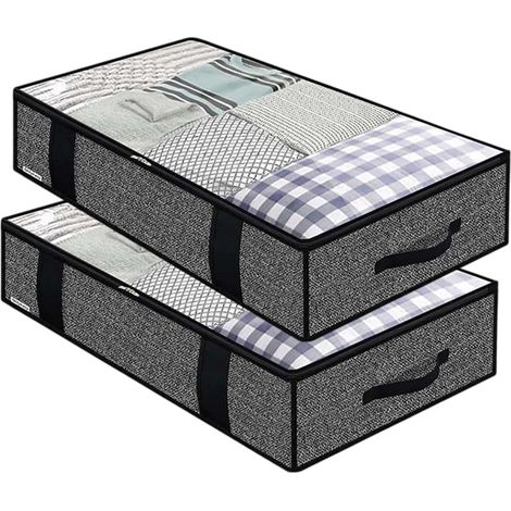 Sacs de Rangement sous Lit Poche Organisateur Transparent Pour Vêtements (1/5)