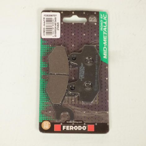Plaquette de frein Ferodo pour Scooter Kymco 200 Agility 2014 (1/4)