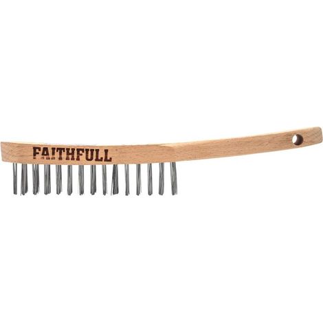 Faithfull Lightweight Scratch Brush Four Row FAI5804F (1/5)