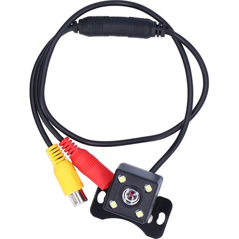Caméra de recul Voiture 140° Extérieure 4 LED Vision Nocturne HD Fixation sur Plaque d'Immatriculation Universelle 12V (1/5)