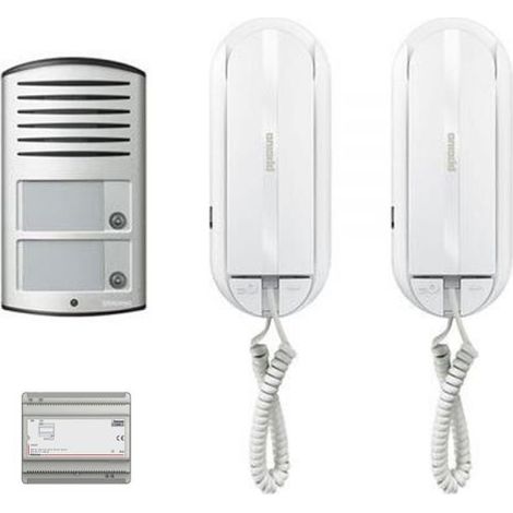 Bticino Kit audio bifamiliare Sprint a 2 fili - 2 chiamate - 366821