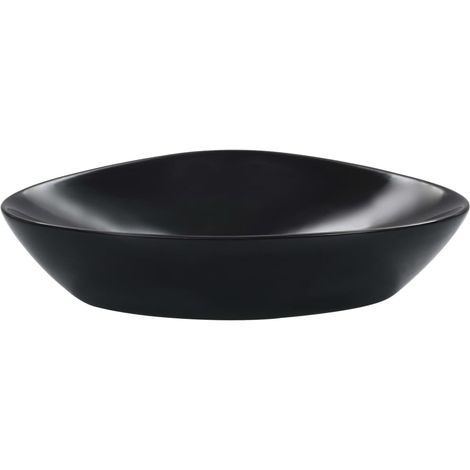 Lavabo 58,5 x 39 x 14 cm Céramique Noir (1/5)