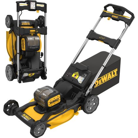 Dewalt DCMWP134N XR 48cm Push Lawn Mower 2 x 18V Next Generation Twin Blade Bare (1/10)