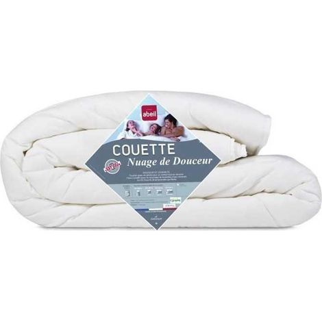 ABEIL Couette NUAGE de DOUCEUR 220x240 cm blanc