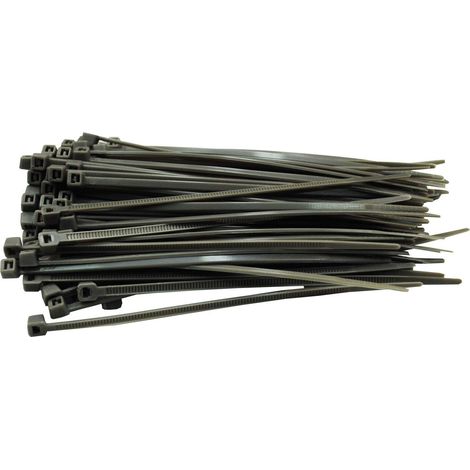 Lot de 100 serre-câbles gris - 300 mm x 4,8 mm - 30 cm - Force de traction : 22,2 kg (1/5)