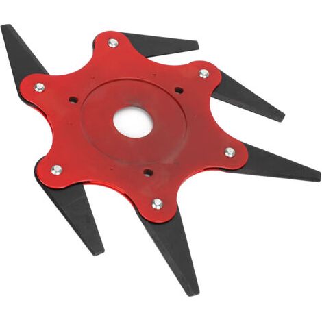 Lame de débroussailleuse à 6 lames Tête de coupe pour tondeuse à gazon Accessoires pour outils électriques de jardin (1/5)